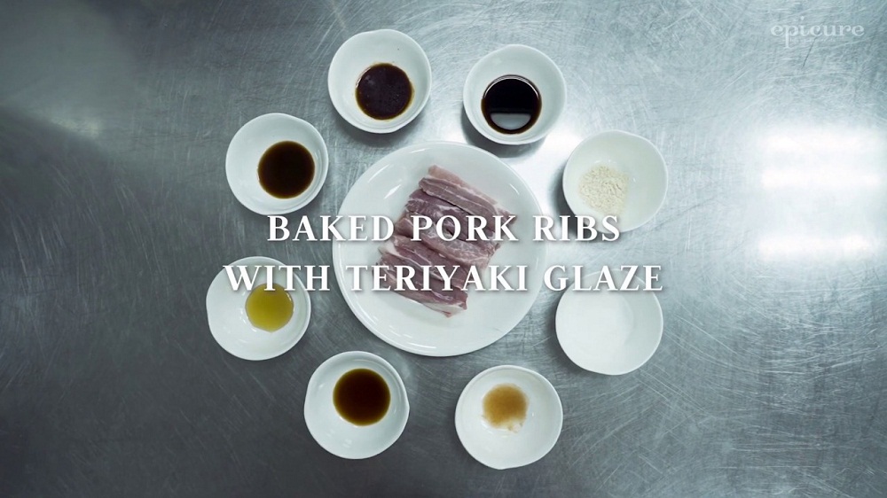 Epicure Masterclass - Baked Pork Ribs with Teriyaki Glaze