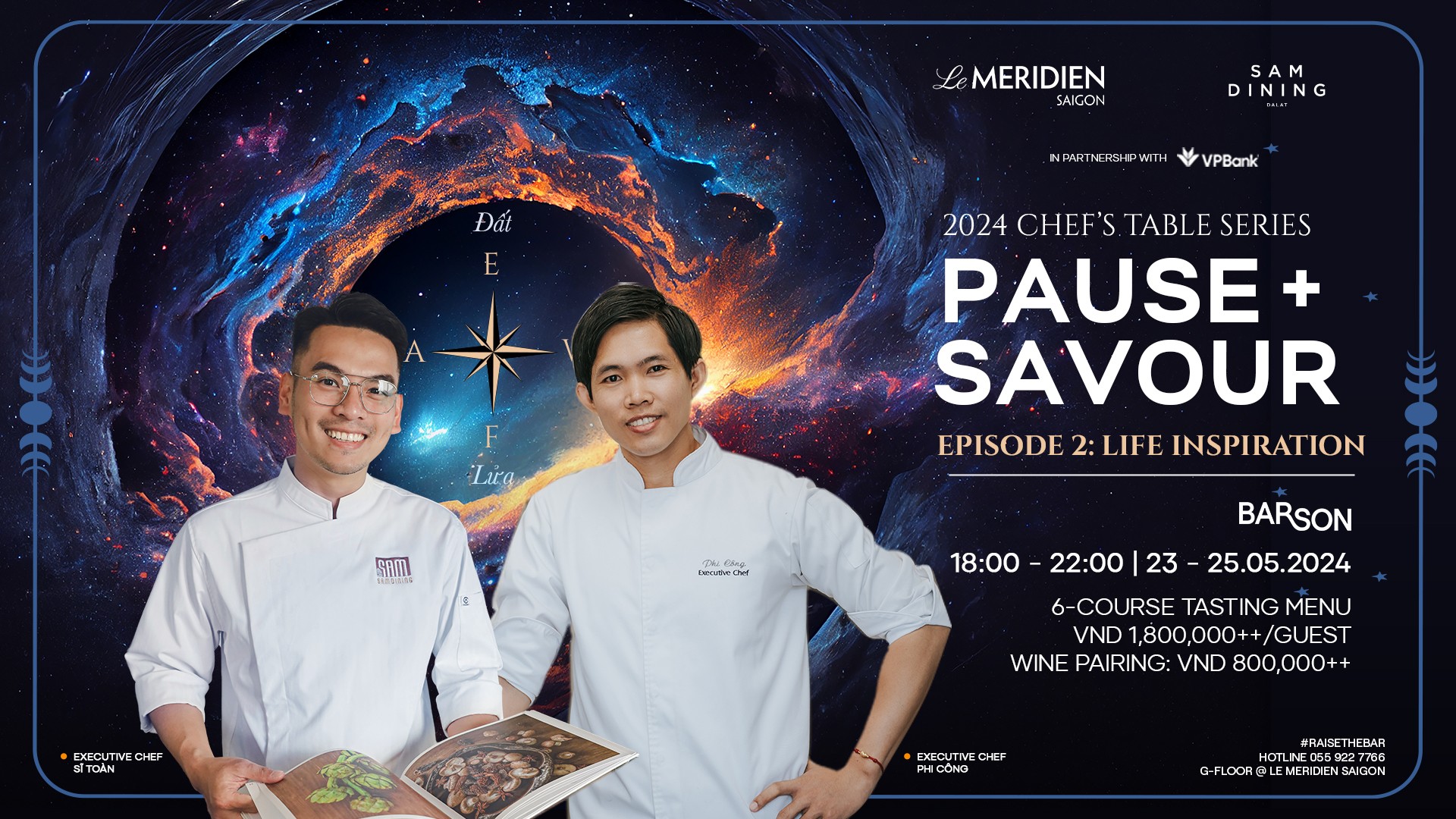 Savour The Gastronomy Inspired By The Essential Elements Of Life At Le Méridien Saigon
