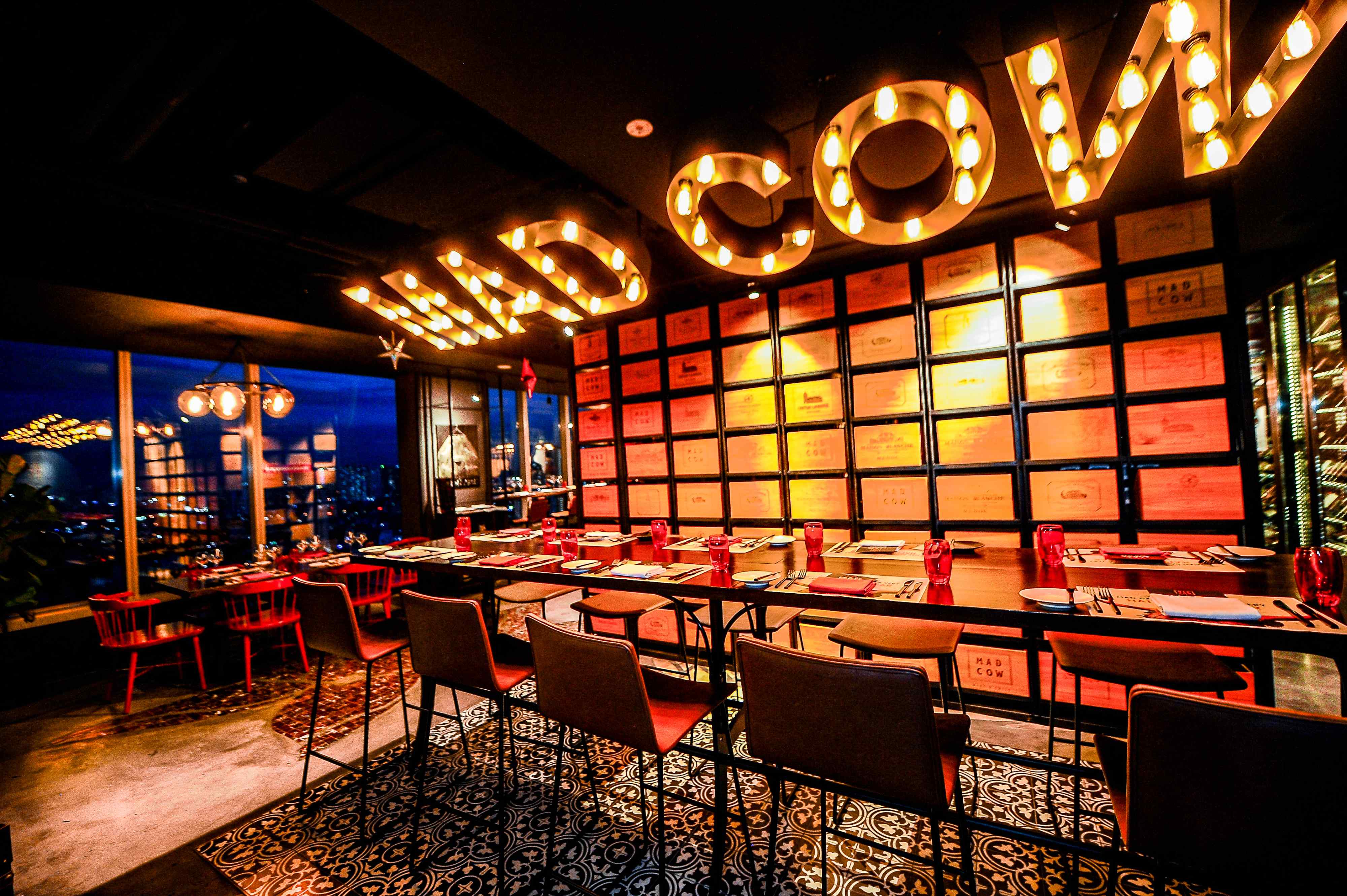 Mad Cow Wine & Grill Saigon<br>Fire Above the City